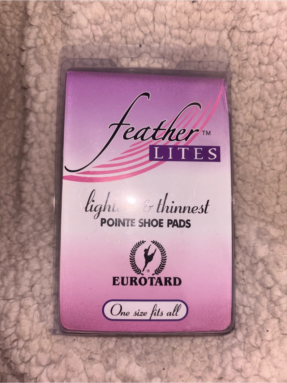 Eurotard Feather Lites Pointe Shoe Pads Purple One Size 990FL Ballet